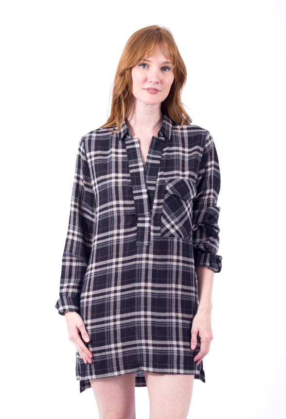 VICTORY PLAID DRESS